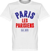 Paris Saint Germain Established T-Shirt - Wit  - 5XL
