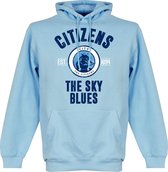 Manchester City Established Hooded Sweater - Wit - XL