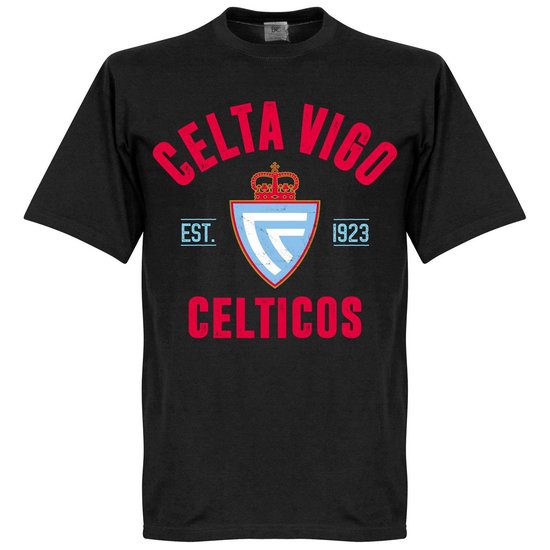 Celta de Vigo Established T-Shirt - Zwart - XXXXL