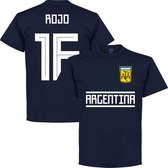 Argentinië Rojo 16 Team T-Shirt - Navy - XXXXL