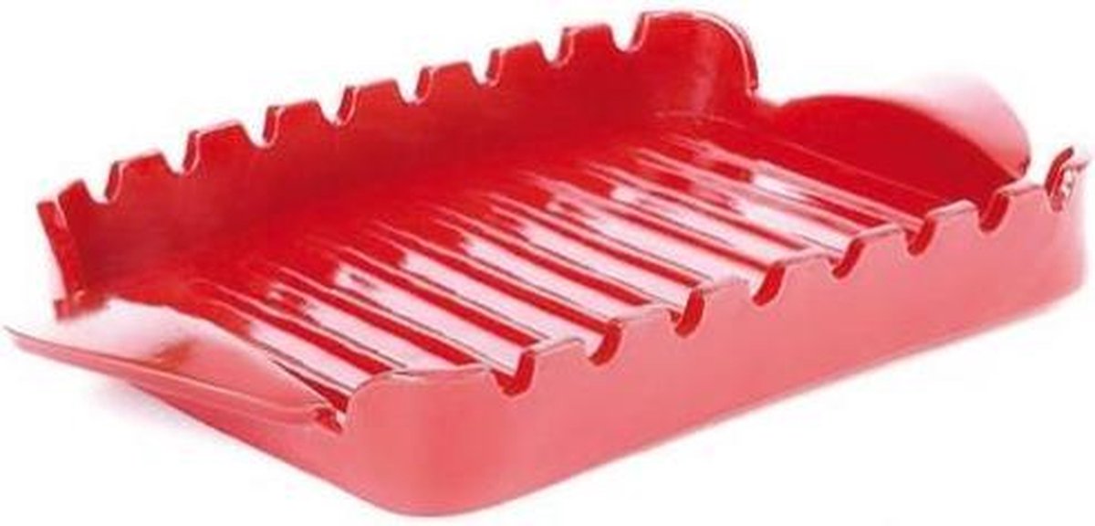 Piral Grillplaat - Rechthoekig - Terracotta - 25 x 25 cm - Rood