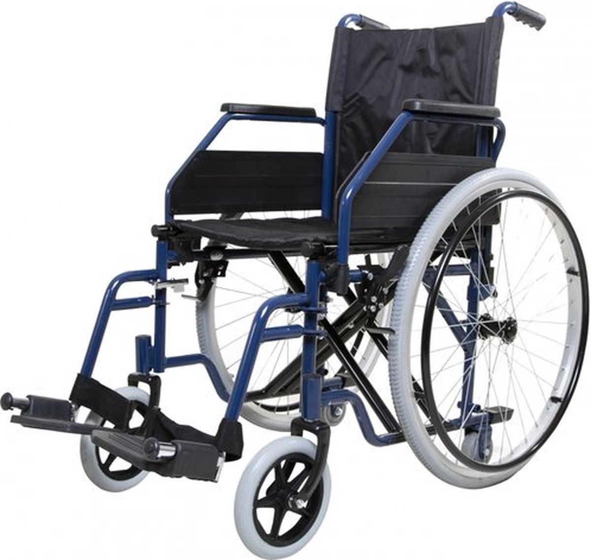 Goedkoopste Opvouwbare rolstoel - Blauw - Able2
