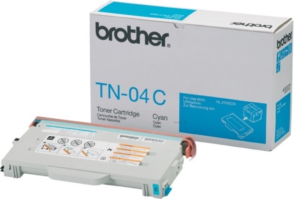Brother TN-04C Tonercartridge - Blauw