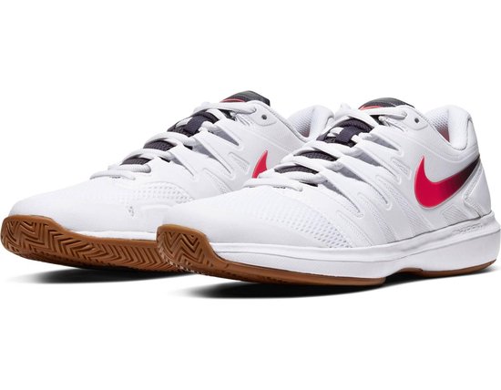 Air Zoom Prestige Heren Sportschoenen - White/Laser Crimson-Gridiron-Wheat - Maat 40.5