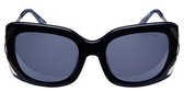 Sunheroes Zonnebril KYOTO Premium - Zwart Acetaat montuur - Grijs Gepolariseerde glazen