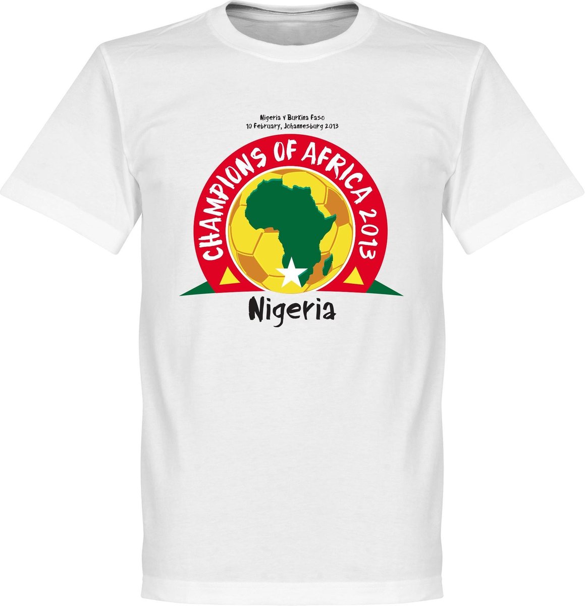 Nigeria Champions Of Africa 2013 T-shirt - 5XL