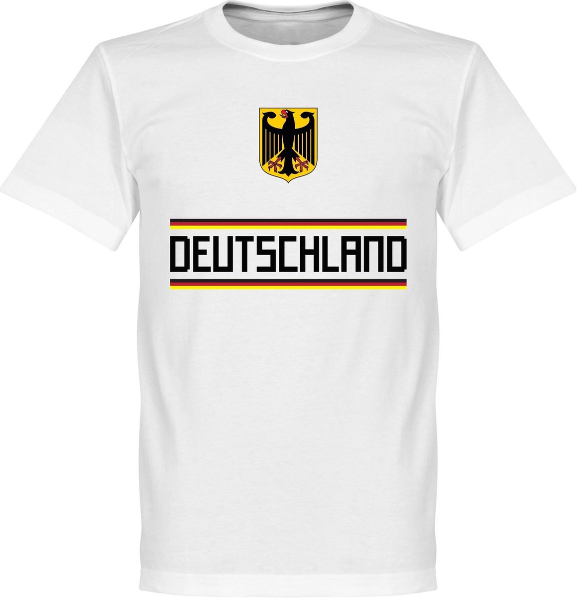 Duitsland Team T-Shirt - Wit - XXXL