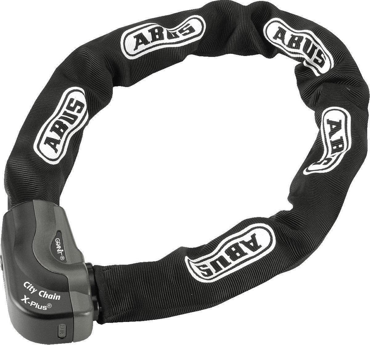 Fietsslot - Scooterslot - Motorslot ABUS Kettingslot - GRANIT CityChain XPlus™ 1060 - Security level 15 - ART-3 zwart - 110 cm - Geschikt voor bakfietsen - elektrische fietsen - scooters