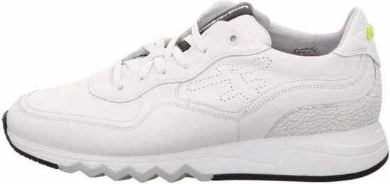 Floris Van Bommel 16093 Lage sneakers - Leren Sneaker - Heren - Wit - Maat  43+ | bol.com
