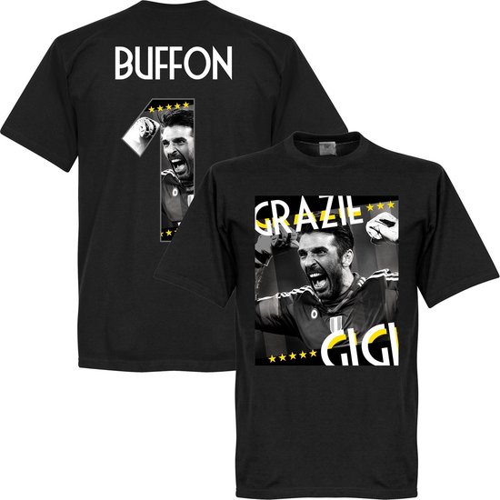 Grazie Gigi Buffon 1 T-Shirt - Zwart - 3XL