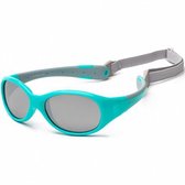 KOOLSUN® Flex - kinder zonnebril - Aqua Grijs - 3-6 jaar - UV400 Categorie 3