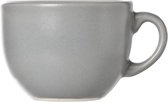 Cosy en Trendy Serena Grey Mokkatas D6.7xh5cm 9.5cl  Aardewerk - (Set van 12) En Yourkitchen E-kookboek - Heerlijke Smulrecepten