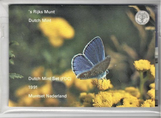 Thumbnail van een extra afbeelding van het spel Nederland Jaarset Munten 1991 FDC - Drenthe