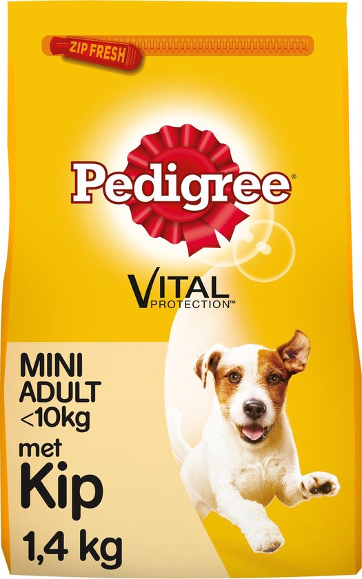 helemaal Prestige Schep Pedigree Adult Mini Menu Kip - Hondenvoer - 3 x 1.4 kg | bol.com