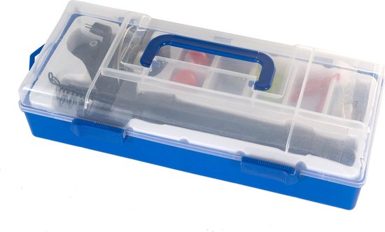 Gameon Werphengel Hengel - viskoffer met accessoires - glasfiber telescoophengel van Merkloos — afbeelding 2
