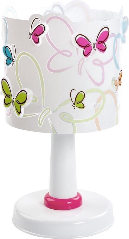 Dalber Butterfly - Kinderkamer tafellamp - Rood;Wit;Blauw;Groen