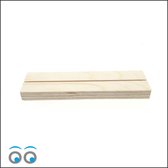 2 Kaarthouders 20 cm - Blank hout