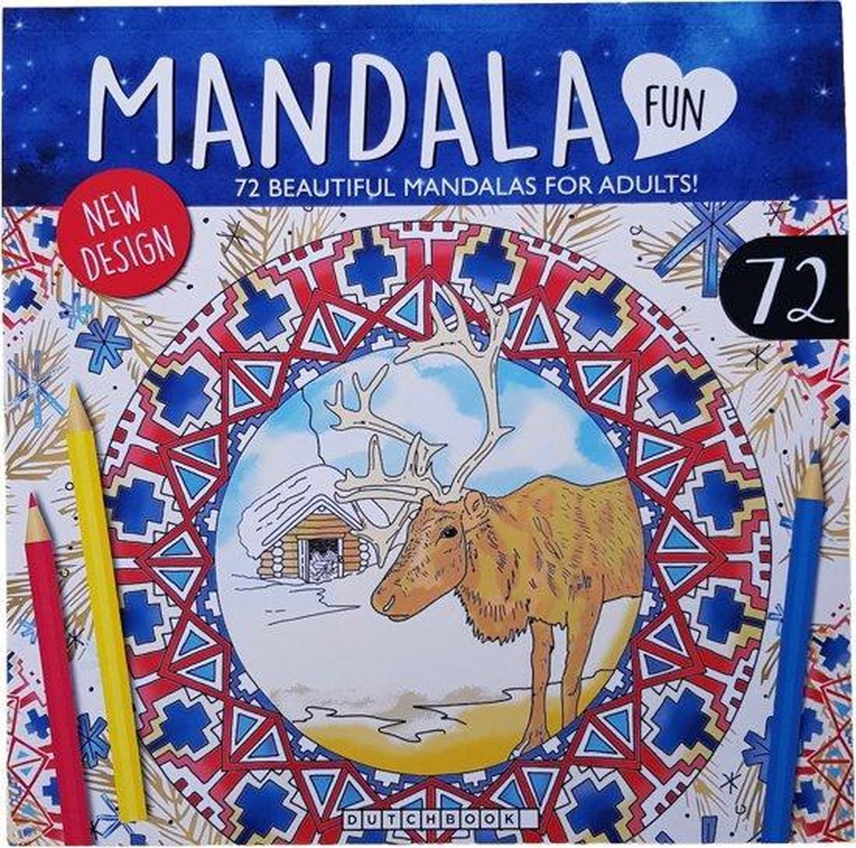 Kleurboek Mandala voor Volwassen met 72 Kleurplaten Diverse varianten