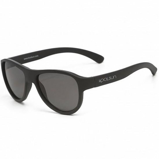 KOOLSUN® Air - kinder zonnebril - Phantom Zwart - 3-8 jaar - UV400 Categorie 3