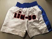 Super Pro Short wit blauw M