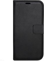 ADEL Kunstleren Book Case Portemonnee Pasjes Hoesje Geschikt voor Samsung Galaxy A20e - Zwart