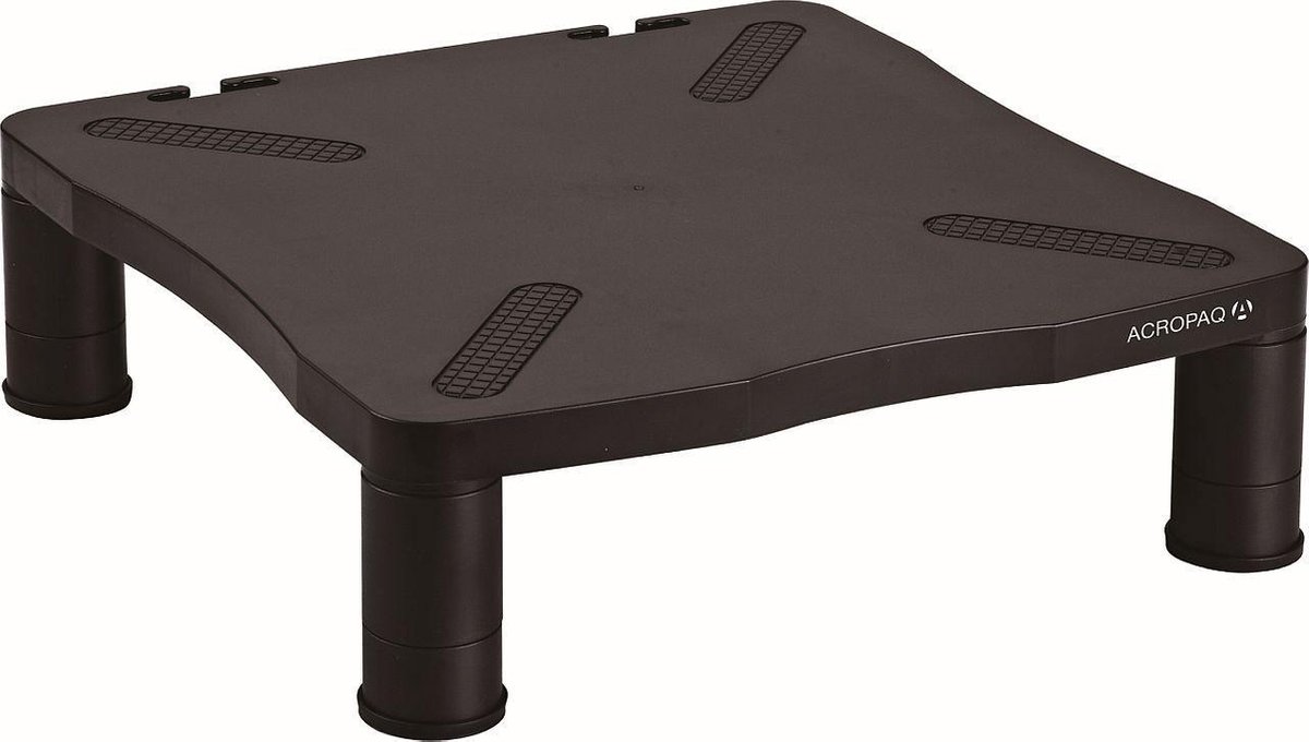 ACROPAQ Monitor Standaard - Ergonomisch, Verstelbaar, 3 Hoogtes - Monitor Verhoger - Zwart - AR300