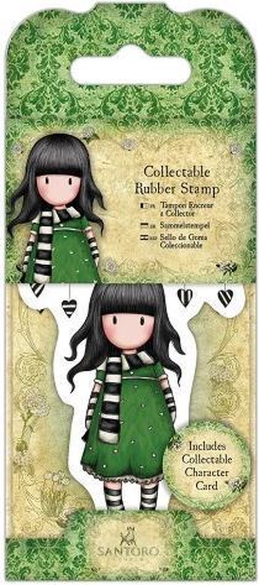 Collectable Rubber Stamp - Santoro - No. 26 The Scarf