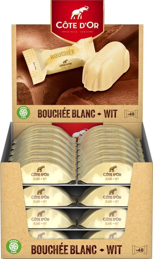 Côte d'Or Bouchée Wit - 48 x 25 gram