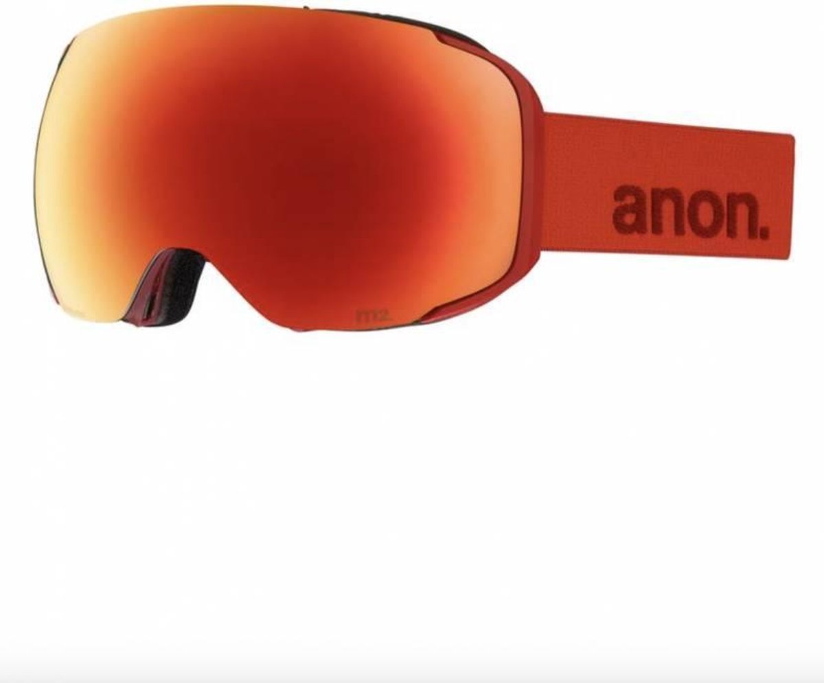 ANON M2 RED SONAR RED + SPARE LENS