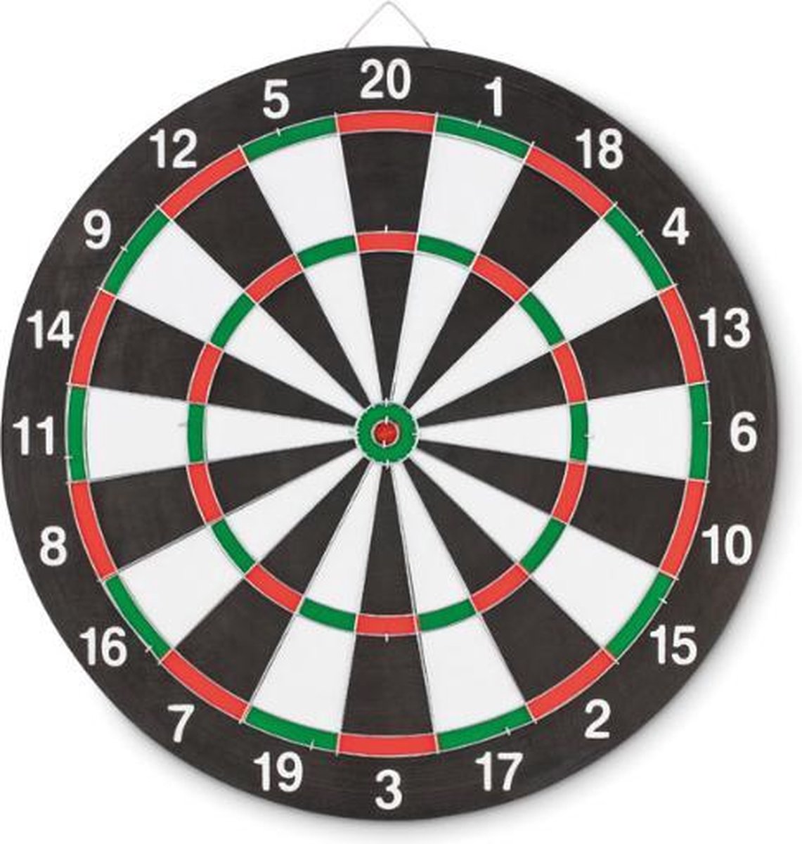 Dartbord 40cm - met pijlen - dubbelzijdig - sinterklaas