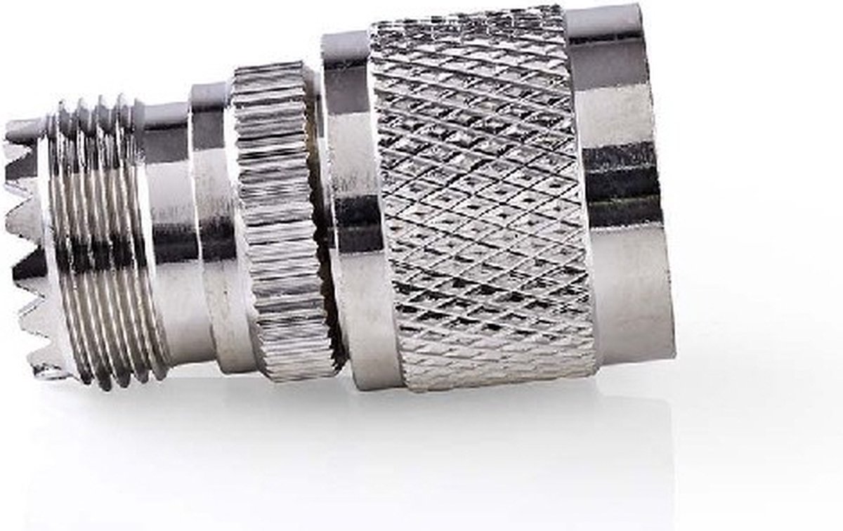 Antenne Adapter N Male - PL259 Female Zilver