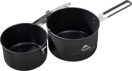 MSR Ceramic 2 Pot Set - Campingpan - 2-delige pannenset - Lichtgewicht - Keramische antiaanbaklaag — afbeelding 4