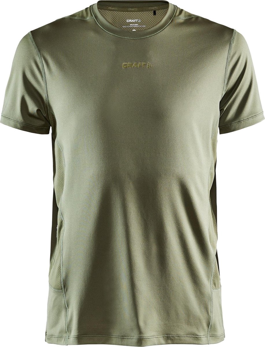 Craft ADV Essence SS  Sportshirt - Maat S  - Mannen - donker groen