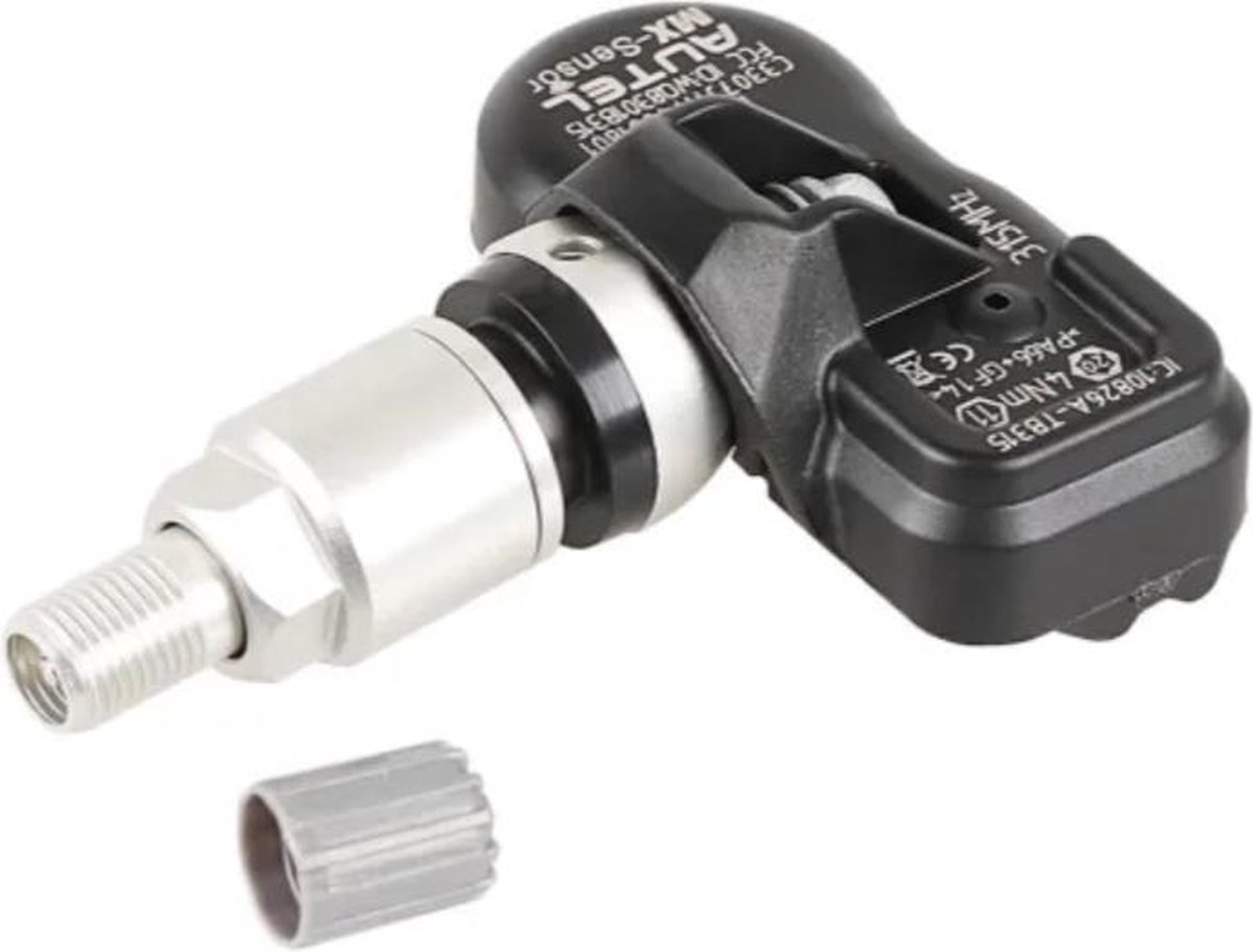 TPMS sensor ventiel voor de: Saab 9-7X type:   Bouwjaar: 01/2008-12/2009 Frequentie: 315Mhz