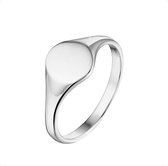 YO&NO - Ring - Zilver - Gevlochten - 17,25 mm - 8.5mm - Sieraden vrouw - Gerhodineerd - Zilver 925