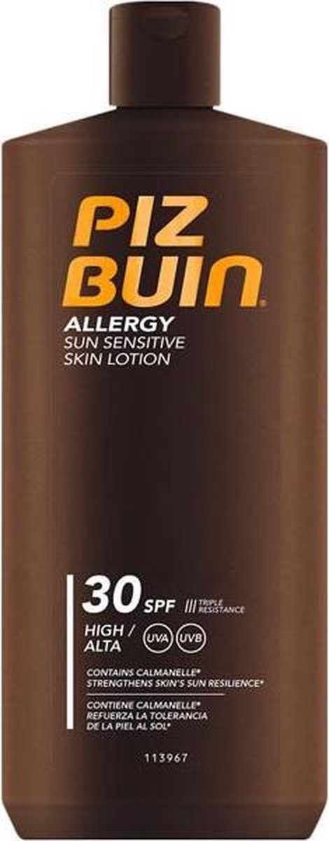 Goedkoopste Zonnebrandlotion Piz Buin Allergy SPF 30 (400 ml