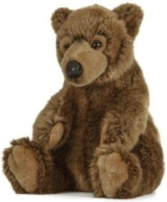 Sijpelen solide op tijd Pluche bruine beer knuffel 25 cm - Beren bosdieren knuffels - Speelgoed  voor kinderen | bol.com