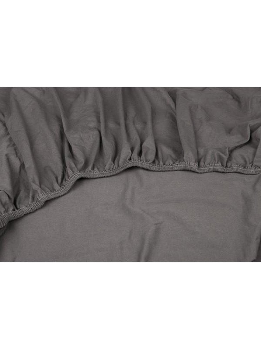Dubbel Jersey Hoeslaken Extra Dikke kwaliteit | 140x200 / 220 cm - Antraciet | 100% Zacht Comfort Katoen