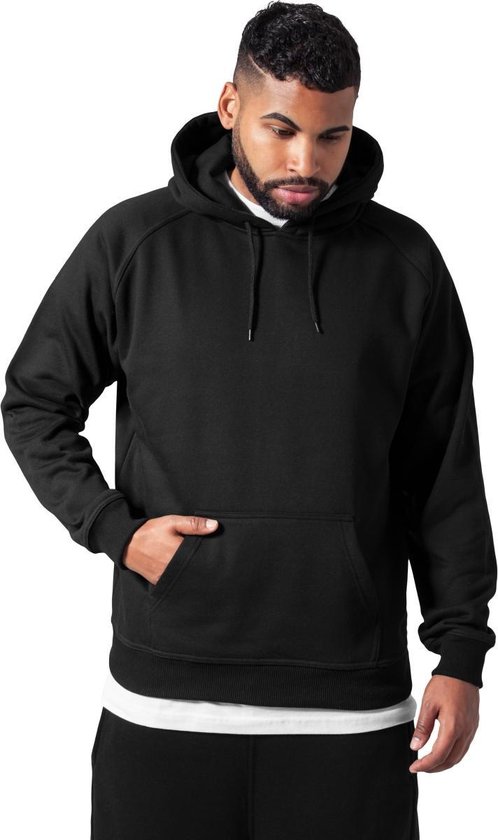 Urban Classics - Blank Hoodie/trui - XS - Zwart