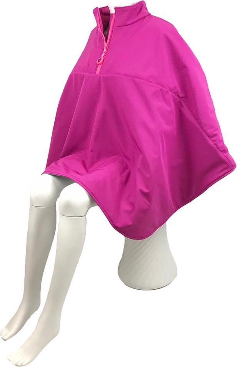 Goedkoopste Warme rolstoelcape winddicht en waterafstotend kort - PRETTY IN PINK - Roze
