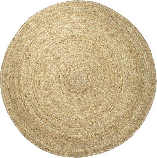 Rond Jute Vloerkleed Naturel 240cm MrCarpet