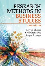Complete summary of book 'Research methods in business studies' by  Ghauri, Gronhuag & Strange
