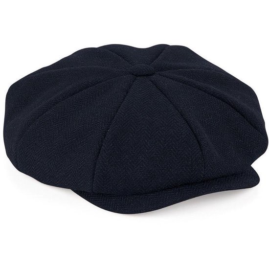 Wortel Toezicht houden betekenis Bakersboy flatcap voor heren - navy blauw - maat S/M - newsboy pet / flat  cap | bol.com