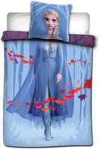 Disney Frozen Dekbedovertrek Anna Elsa Leaves - Eenpersoons - 140 x 200 cm - Multi