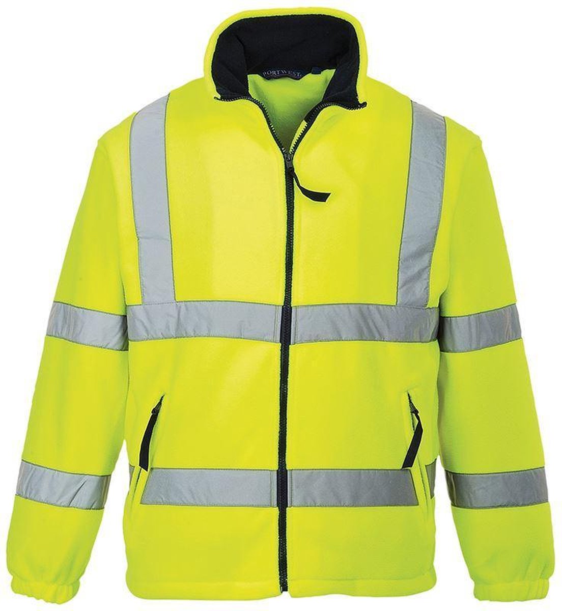 PORTWEST Hi-Vis Fleecejas F300 meshvoering geel maat S
