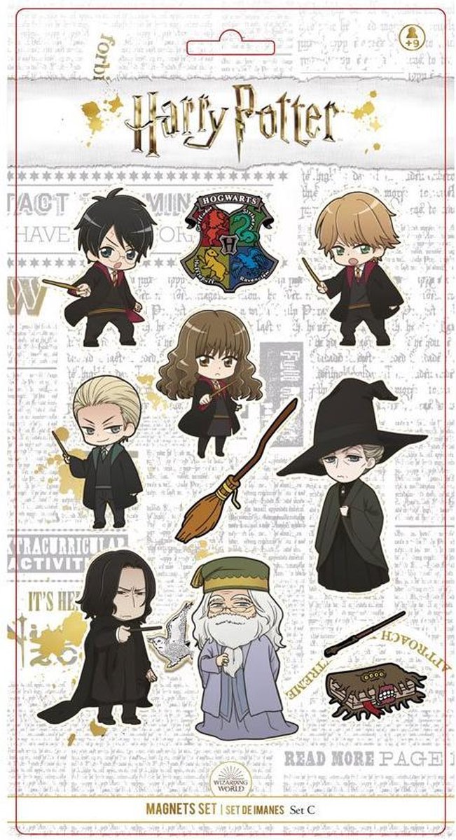 SD Toys Harry Potter Koelkastmagneet Characters Set van 11 Multicolours