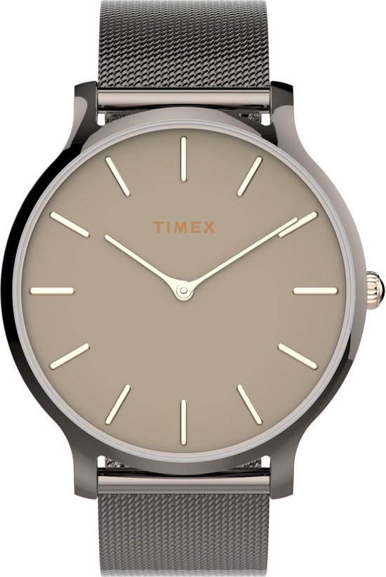 Timex Transcend TW2T74000 Horloge - Staal - Grijs - Ø 38 mm