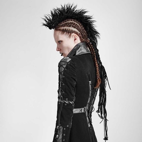 Accessoire tête / cheveux Foxa Mohawk noir - Métal gothique - Punk Rave |  bol.com