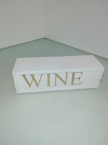 Giftboxen voor wijn - wit & zwart - 2 dozen
