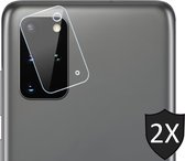 Screenprotector geschikt voor Samsung S20 Plus - Camera Protector Lens - 2 Stuks